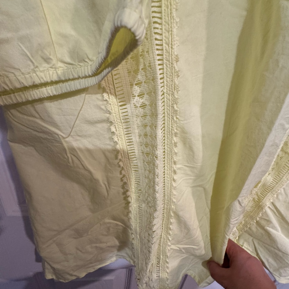 Anthropologie Puff Sleeve Lace Blouse - Picture 10 of 13